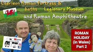 305 Caerleon Castle Roman Fortress and Baths Legionary Museum and Roman Amphitheatre Wales [upl. by Pierette]