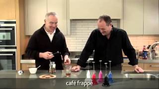 How to make a frappé coffee using an aerolatte milk frother [upl. by Atwood]