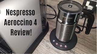 Nespresso Aeroccino 4 Milk Frother Review  Worth upgrading from the Aeroccino 3 [upl. by Aicala]