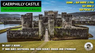 Caerphilly Castle  The Largest in Wales 2nd in Britain [upl. by Anaicul]