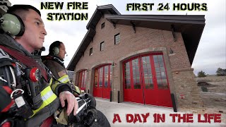 First 24 Hours in a New Fire Station  A Day in the Life [upl. by Nylirad]