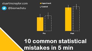 Ten Statistical Mistakes in 5 Min [upl. by Fulbright]