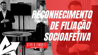 DIREITO DE FAMÍLIA Reconhecimento de filiação socioafetiva [upl. by Alyahsat]