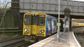 Half an Hour at 216  Birkenhead North Station 1022017  Class 507 508 terminus [upl. by Nilhtac]